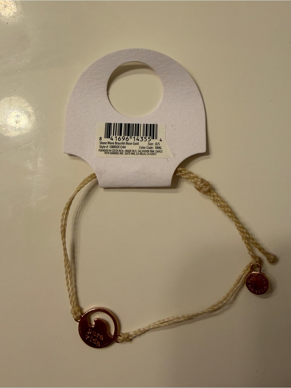 NWT Pura Vida Stone Wave Bracelet Rose Gold - Picture 4 of 4